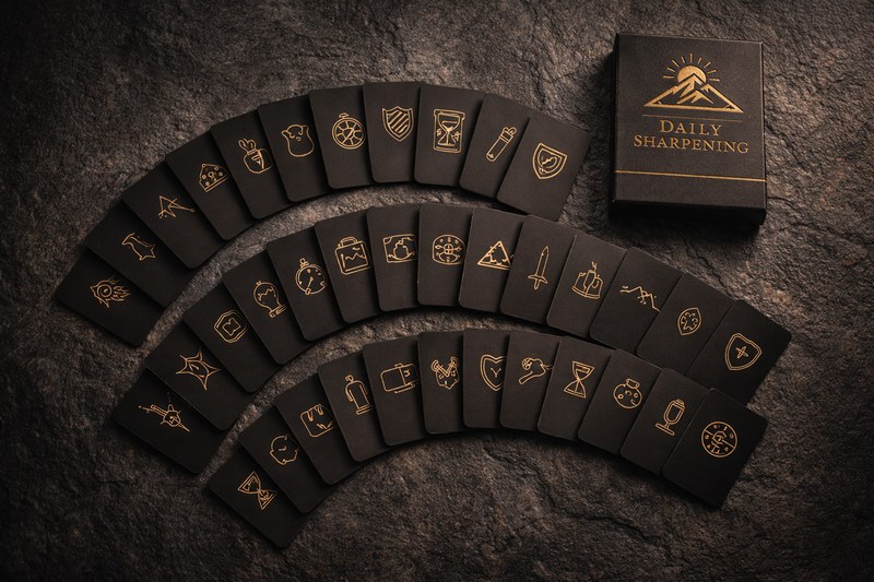 Daily Sharpening card deck